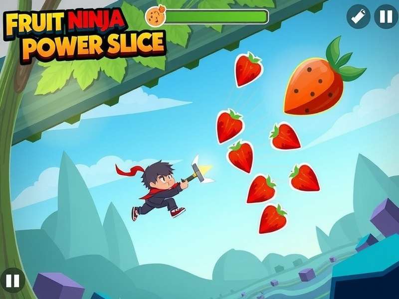 Fruit Ninja Power Slice Gameplay